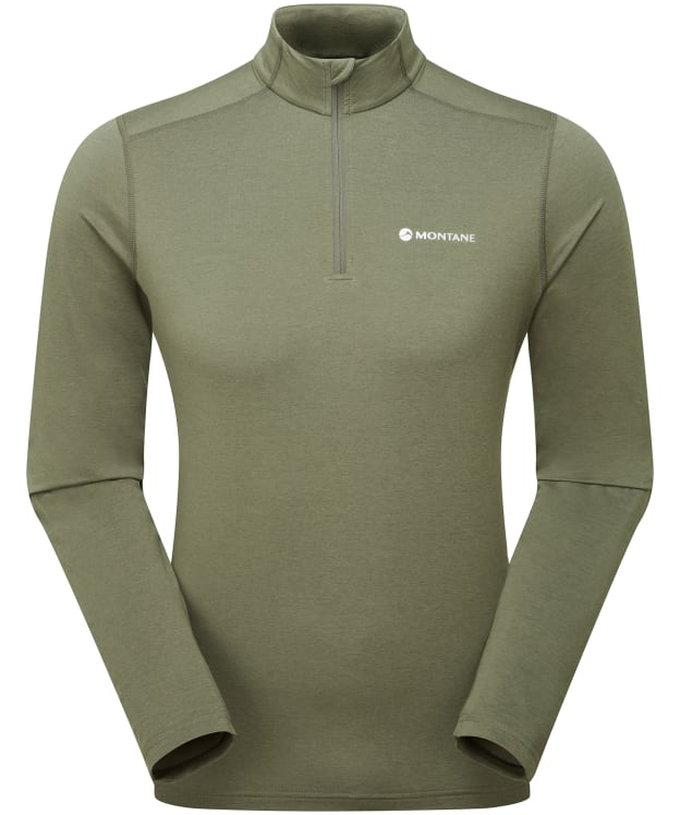Men's Montane Dart XT Thermal Zip Neck Long Sleeved Baselayer Top - Caper