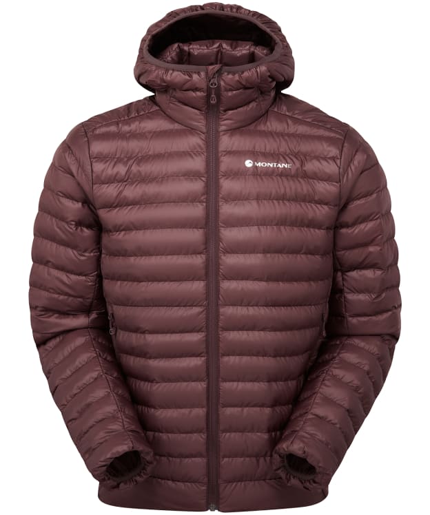 Men's Montane Icarus Hooded Insulated Jacket - Dark Garnet