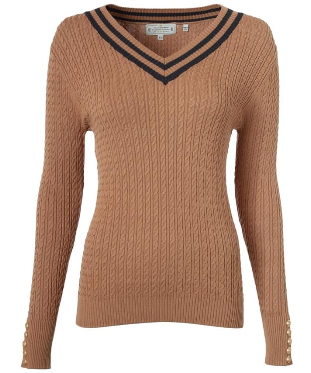 Women’s Holland Cooper Zoe Knit Jumper - Dark Camel Marl