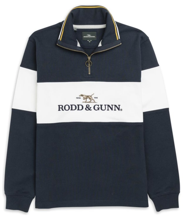 Men's Rodd & Gunn Foresters Peak 1/4 Zip Sweater - Midnight