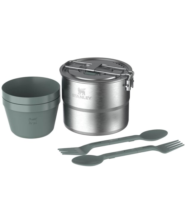 Stanley Adventure Stainless Steel Camping Cook Set For Two 1.0L - Shale / Charcoal