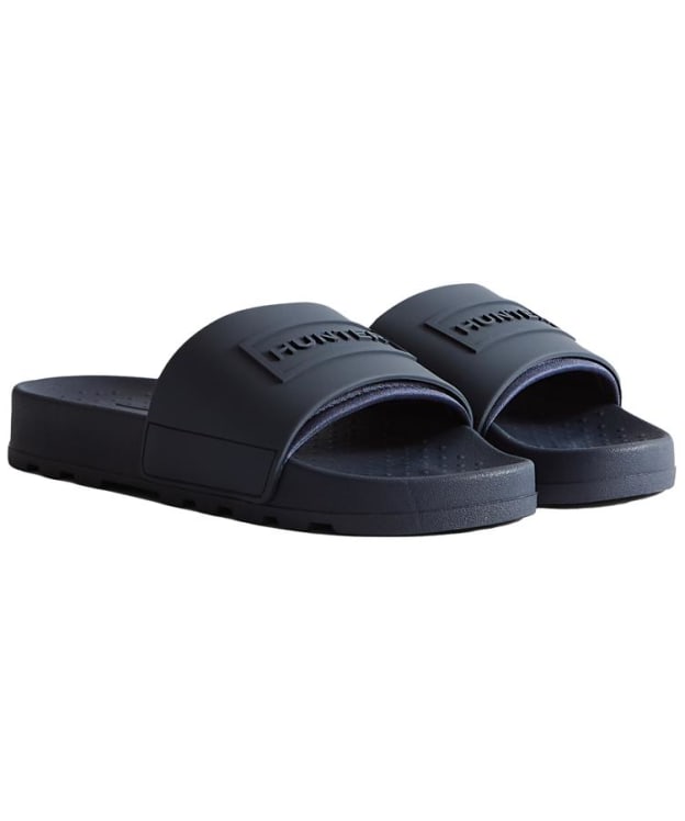 Hunter Core Embossed Silicone Slider - Navy