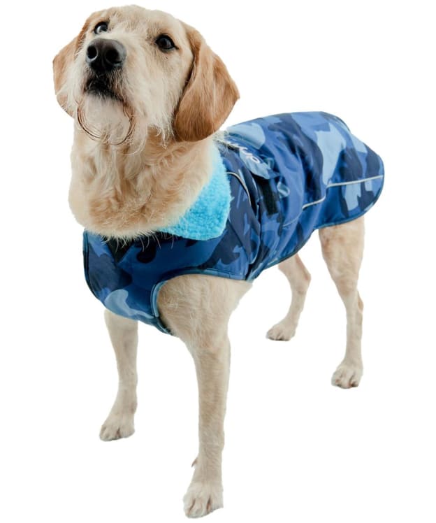 dryrobe® Dog Coat - Blue Camo / Blue