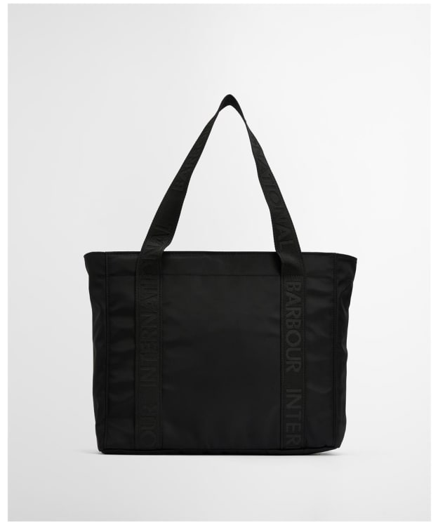 Women's Barbour International Qualify Tote Bag - Black