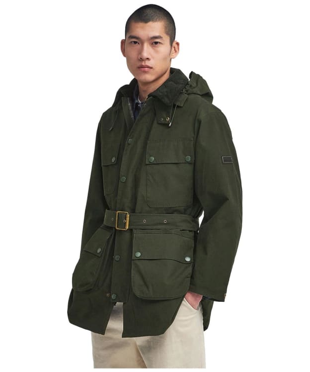Men's Barbour International Bardon Waterproof Jacket - Sage