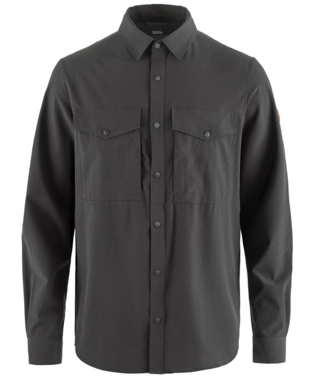 Men’s Fjällräven Abisko Trekking Shirt - Dark Grey