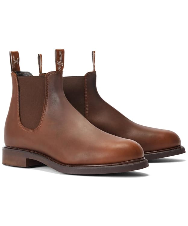 Men's R.M. Williams Gardener Leather Boots, G (Reg) Fit - Brown