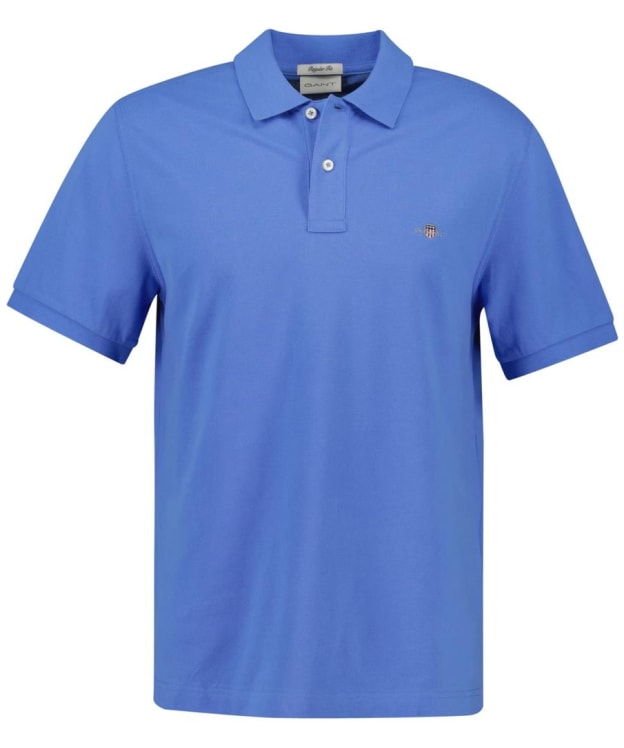 Men's GANT Original Pique Rugger Cotton Polo Shirt - Perfect Blue