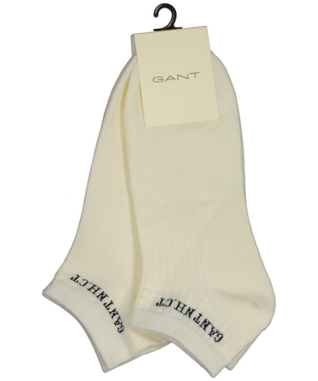 Men's GANT Ankle Socks - 2 Pack - Cream