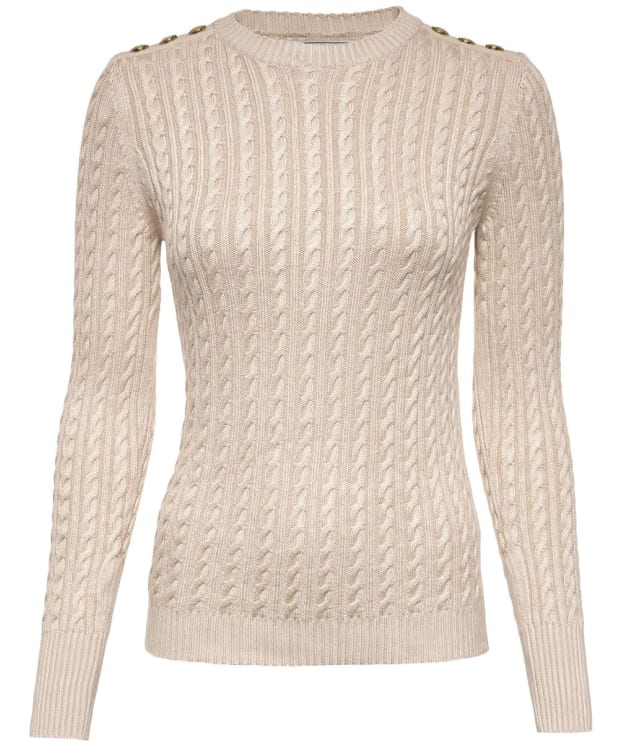 Women’s Holland Cooper Seattle Cable Crew Knit - Oatmeal