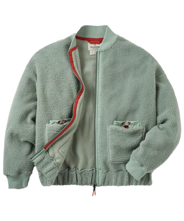 Women's Passenger Clothing Lucia Recycled Sherpa Fleece Jacket - Pistachio