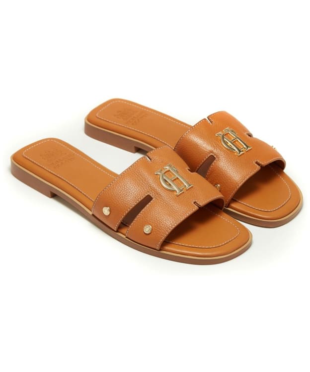 Women's Holland Cooper Monogram Slides - Tan