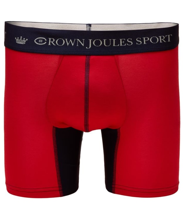 Men's Joules Movement Boxer Shorts - 2 Pack - Red / Navy