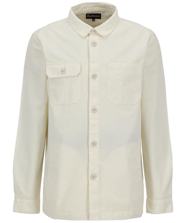 Men's Barbour Clacton Overshirt - Whisper White