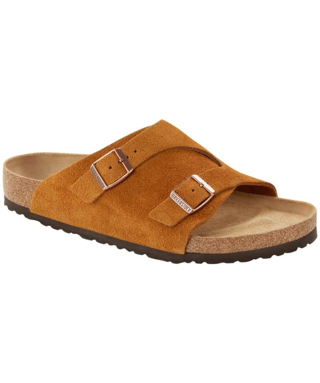 Women's Birkenstock Zürich Suede Leather Sandals - Narrow Footbed - Mink