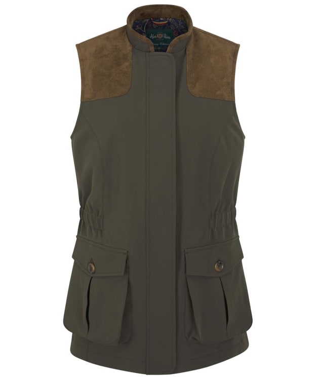 Women's Alan Paine Lockwood Waterproof Waistcoat - Olive