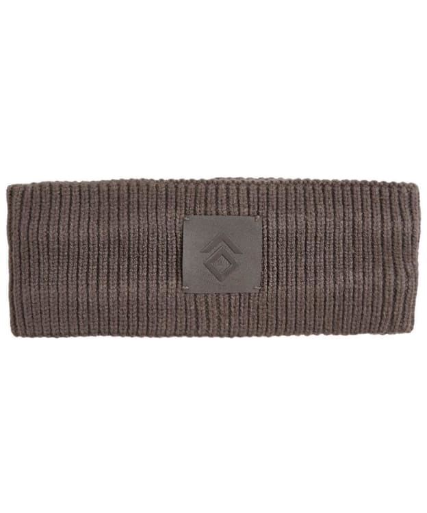 Women's Aztec Diamond Knitted Logo Headband - Fawn
