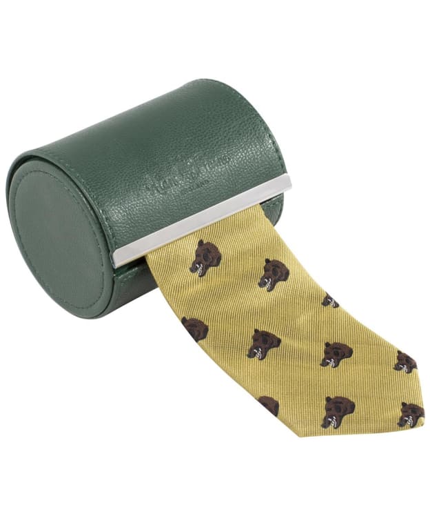 Men's Alan Paine Ripon Silk Tie - Wild Boar Design - Gold