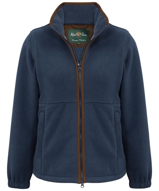 Women's Alan Paine Aylsham Full Zip Fleece Jacket - Blue Steel