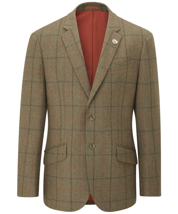 Men's Alan Paine Combrook Short Length Tweed Blazer - Thyme