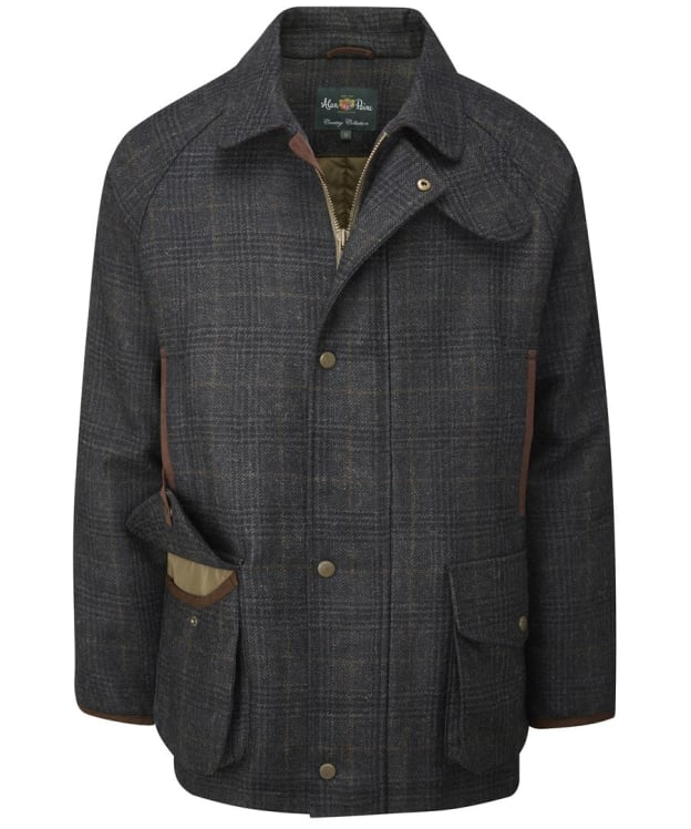 Men's Alan Paine Surrey Tweed Coat - Green Check