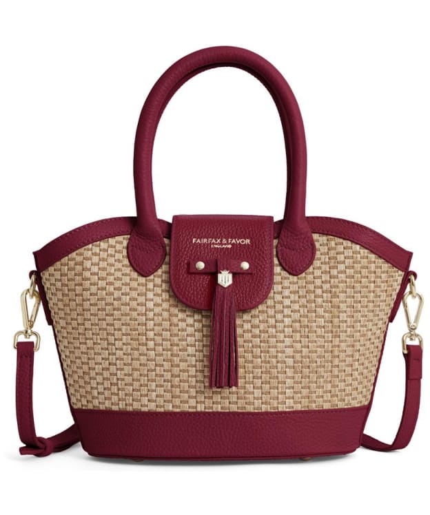 Women's Fairfax & Favor Mini Windsor Basket Bag - Cherry