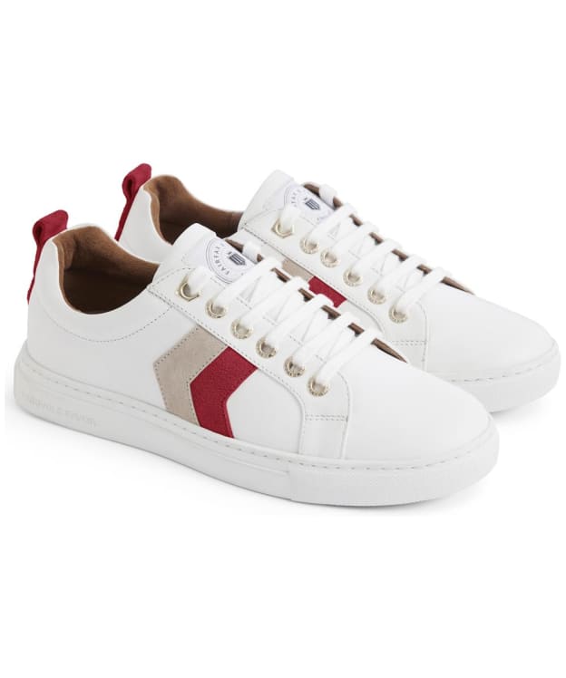 Women’s Fairfax & Favor Alexandra Trainers - Cherry / Stone