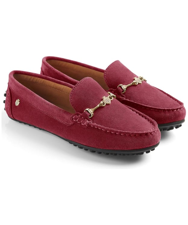 Women’s Fairfax & Favor Trinity Driving Shoes - Cherry