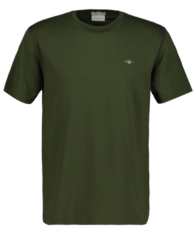 Men's GANT Regular Shield Short Sleeve Cotton T-Shirt - Country Green