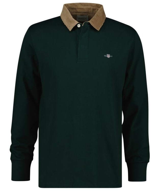 Men's GANT Cord Collar Heavy Rugger - Tartan Green