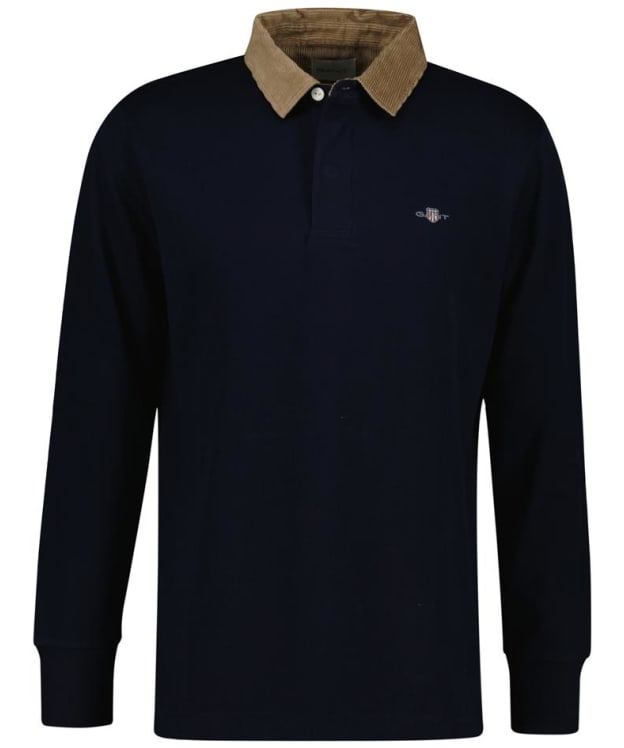 Men's GANT Cord Collar Heavy Rugger - Evening Blue