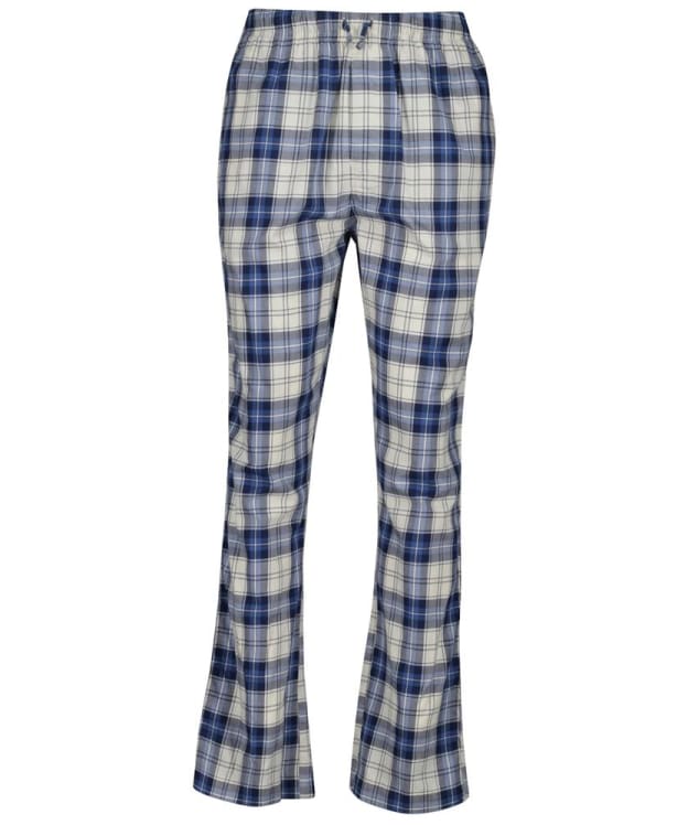 Men's GANT Checked Pyjama Pants - Blue Water