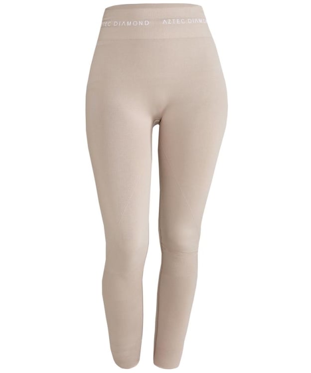 Women's Aztec Diamond Thermal Base Layer Leggings - Nude