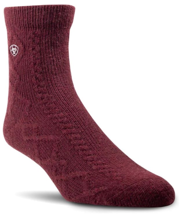Women's Ariat Countryside Mid Socks - Tawny Port