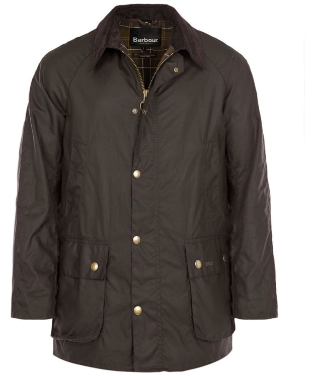 Men's Barbour Ashby Waxed Jacket - Olive