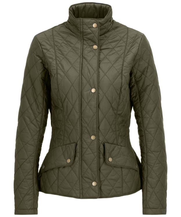 Women's Barbour Flyweight Cavalry Quilted Jacket - Olive