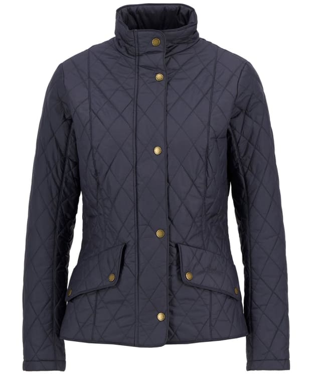 Women's Barbour Flyweight Cavalry Quilted Jacket - Navy