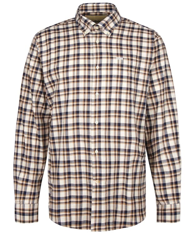 Men's Barbour Turville Regular Fit Shirt - Ecru Marl