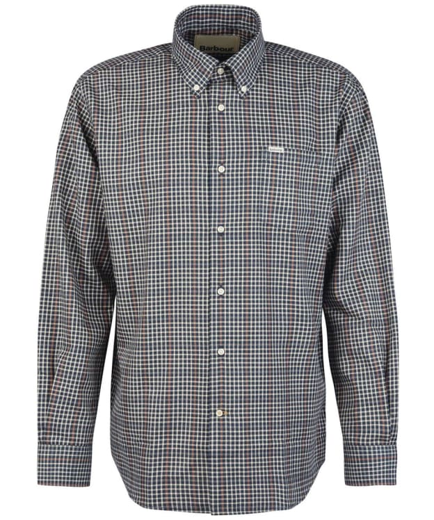 Men’s Barbour Henderson Thermo Weave Shirt - Navy