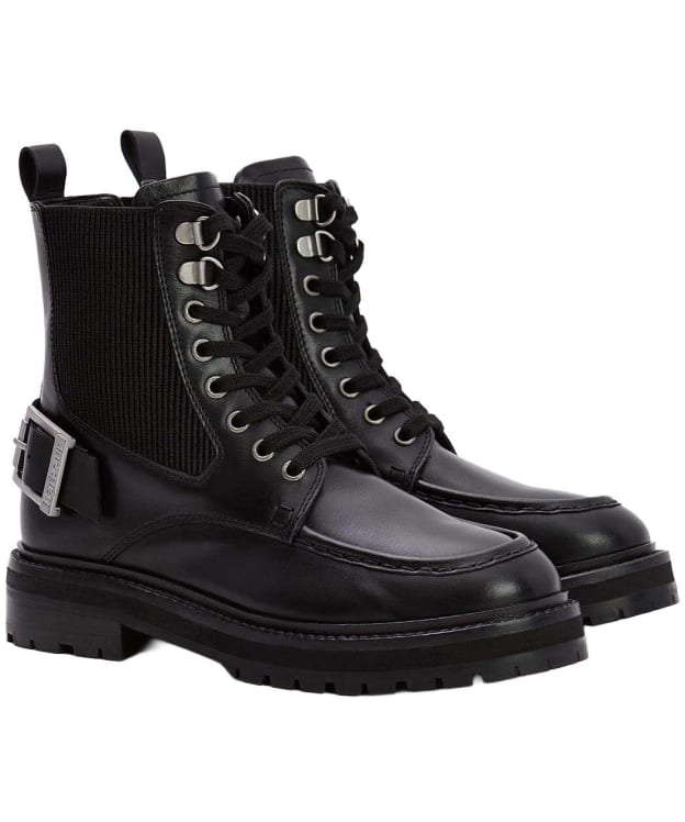 Women's Barbour Leonie Lace Up Boots - Black