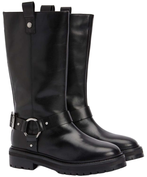 Women's Barbour Freya Harness Boots - Black