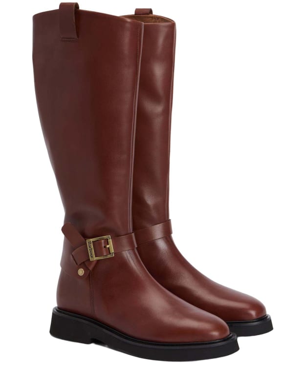 Women's Barbour Theodora Riding Boot - Conker Brown