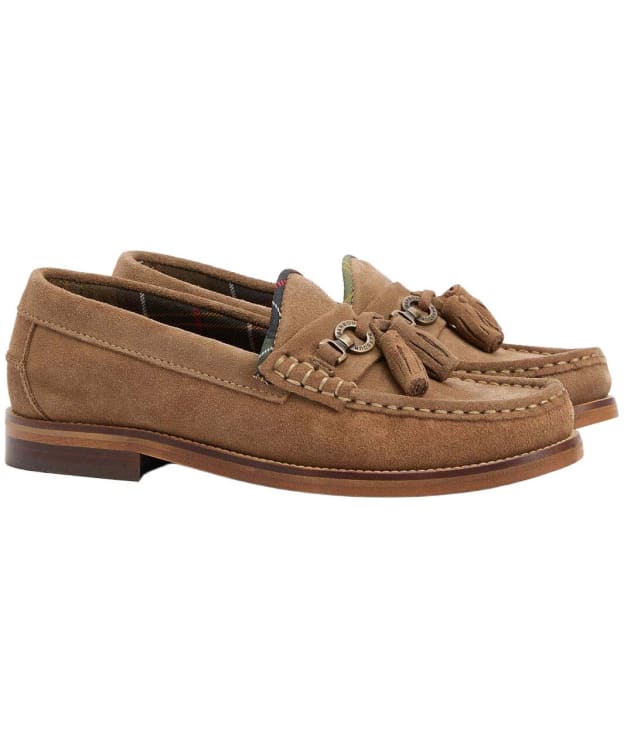 Women's Barbour Jen Loafers - Taupe Suede