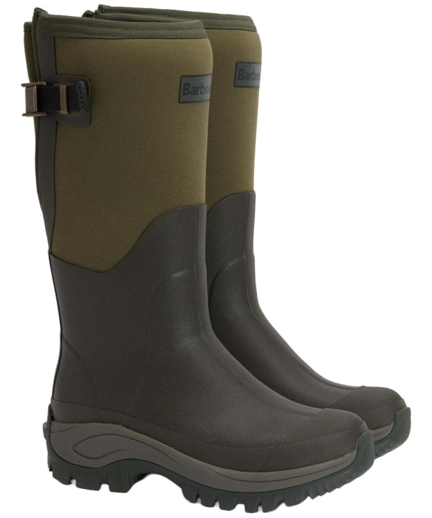 Women's Barbour Tynedale Tall Wellingtons - Olive