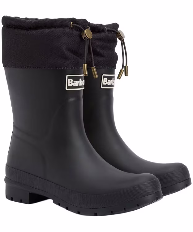 Women's Barbour Mowbray Mid Wellingtons - Black