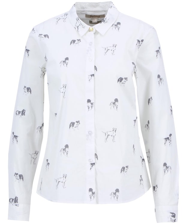 Women's Barbour Brambles Shirt - Dog Print 2