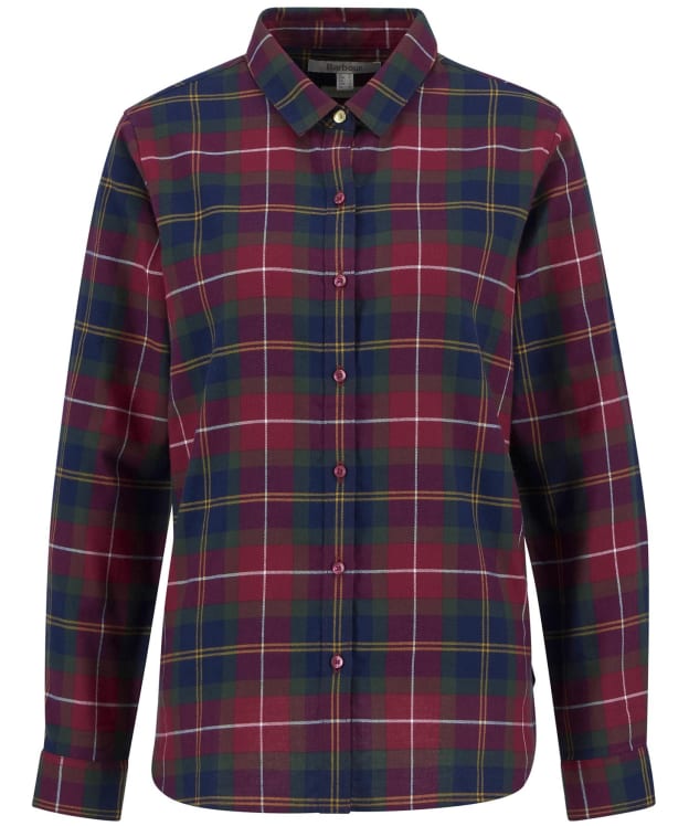 Women's Barbour Glades Check Shirt - Winterberry Tartan
