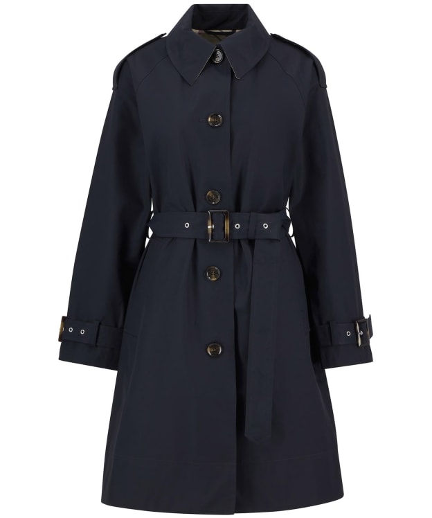 Women's Barbour Maia Showerproof Jacket - Dark Navy / Hessian Tartan
