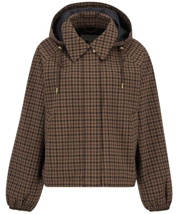 Women's Barbour Audrey Showerproof Jacket - Vicuna Gingham Check