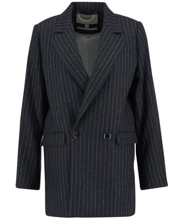 Women's Barbour Antonia Double Breasted Suit Jacket - Charcoal